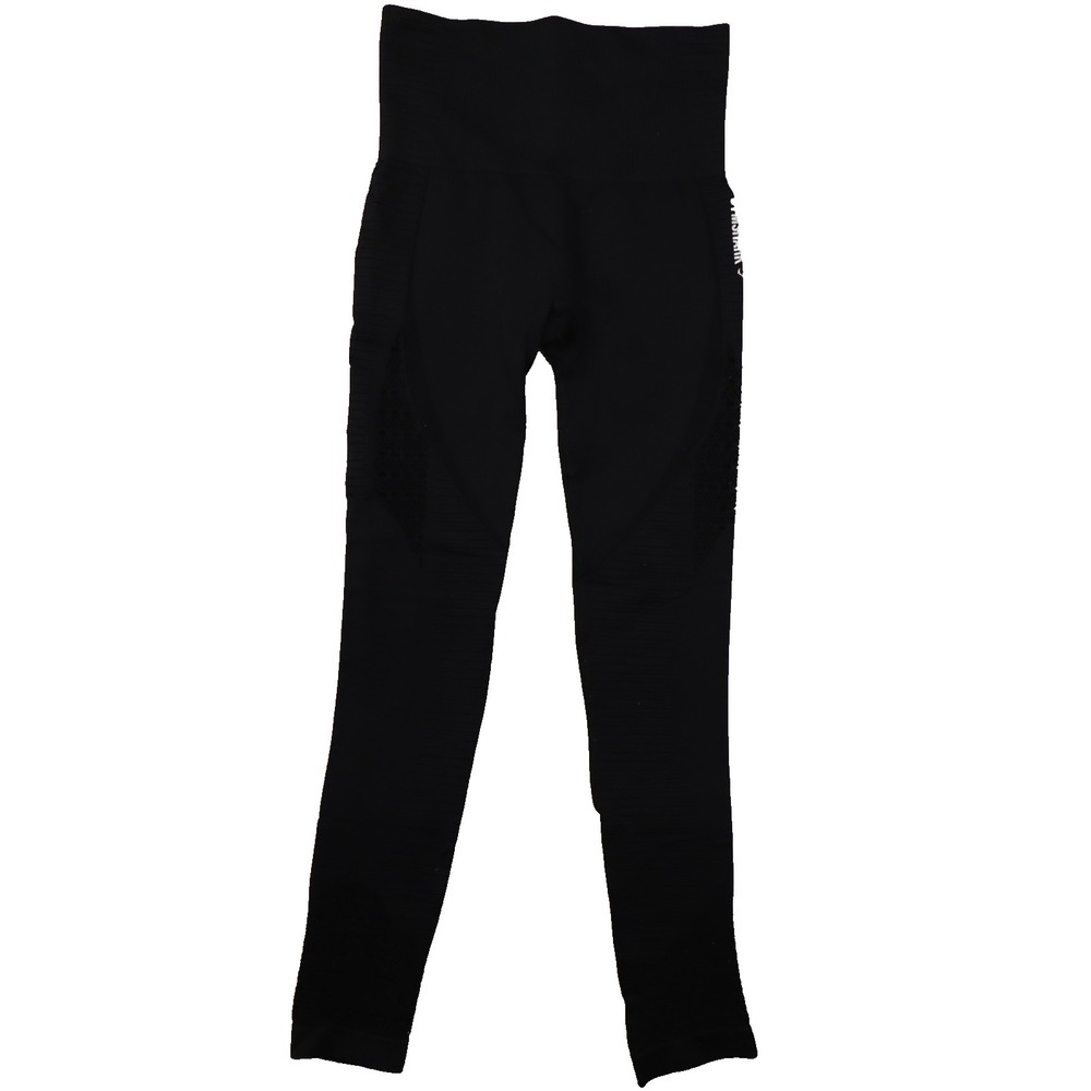 Gymshark Women's Energy Seamless Leggings in Black Cutout Size Small